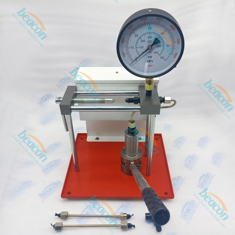 {PJ-40 Diesel Injector Nozzle Tester Fuel Injector Pop Tester with Pressure Gauge}