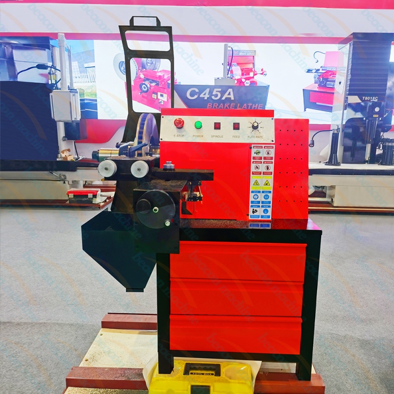{C45A High Precision Brake Disc Lathe with Double-Sided Simultaneous Turning}