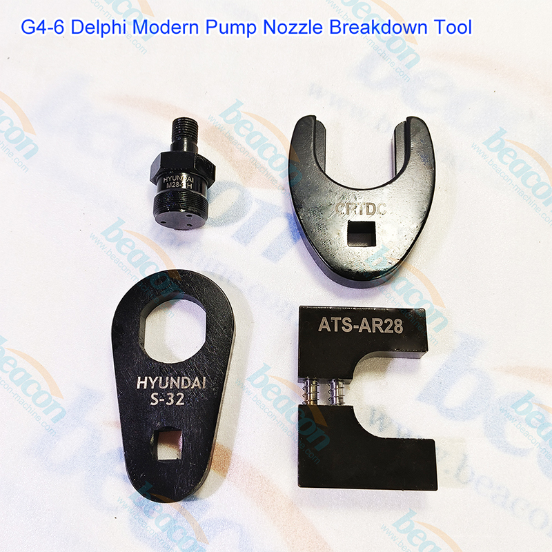 {Delphi Hyundai EUI Dismantling Tool Electronic Unit Injector Repair Kit G4-6}