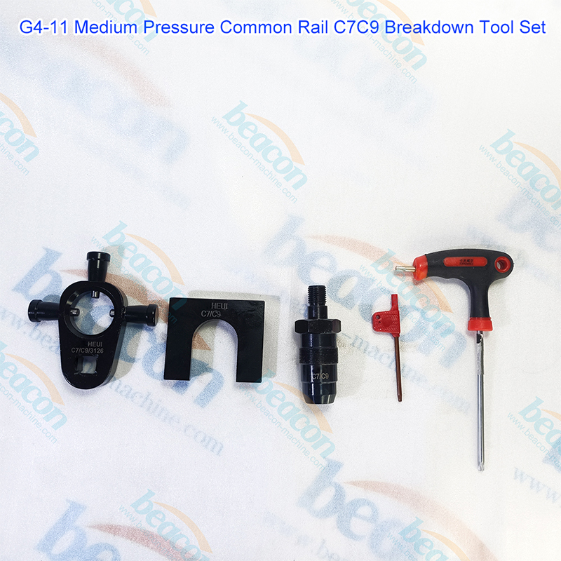 {Caterpillar CAT C7 C9 HEUI Injector Dismantling Tool Set Repair Kit G4-11}
