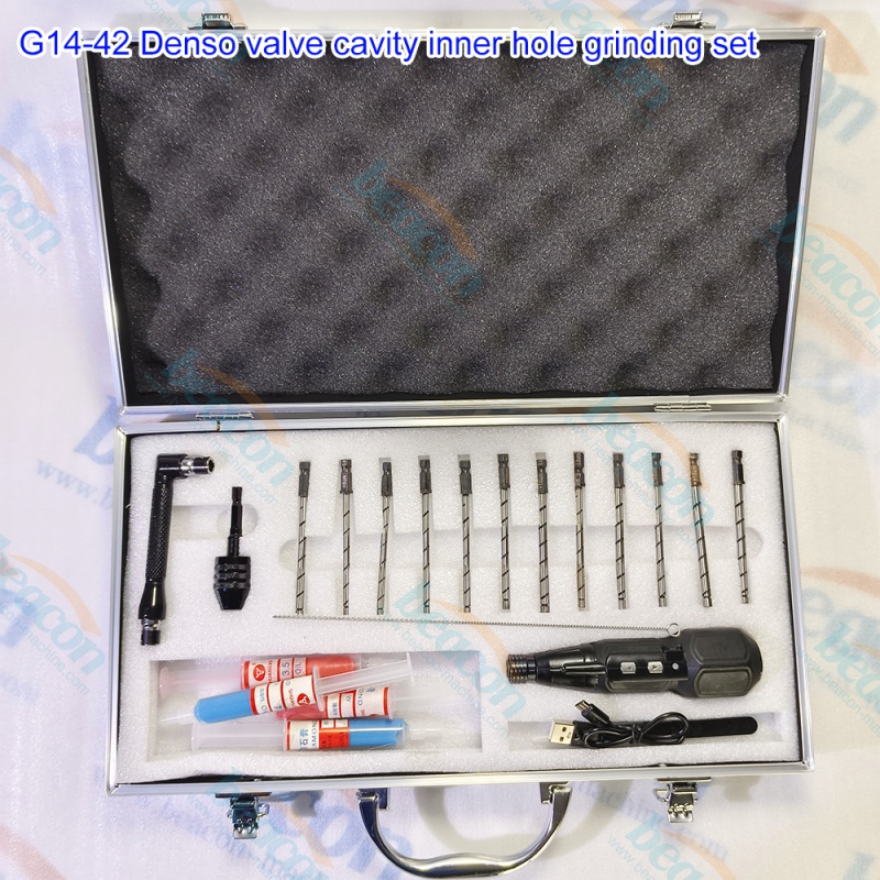 {Kit de Herramientas de Rectificado y Lapeado de Agujero Interno de la Cámara de Válvula de Control del Inyector Denso G14-42}