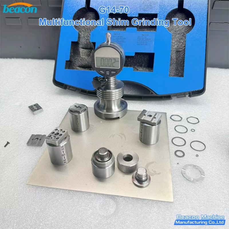 {Máquina Multiusos de Rectificado de Calzas para Inyectores Diésel Máquina Lapeadora de Arandelas para Inyectores Common Rail G14-70}