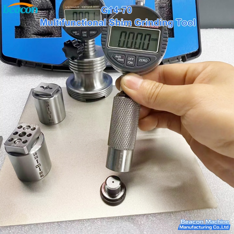 máquina de rectificado de calzas para inyectores, máquina lapeadora de arandelas common rail, herramienta de reparación de inyectores diésel