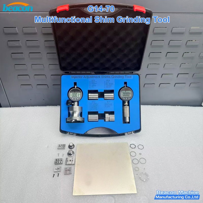 máquina de rectificado de calzas para inyectores, máquina lapeadora de arandelas common rail, herramienta de reparación de inyectores diésel