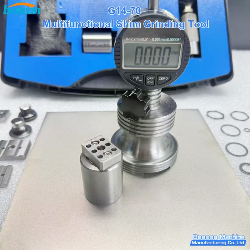máquina de rectificado de calzas para inyectores, máquina lapeadora de arandelas common rail, herramienta de reparación de inyectores diésel