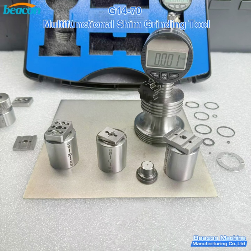 máquina de rectificado de calzas para inyectores, máquina lapeadora de arandelas common rail, herramienta de reparación de inyectores diésel