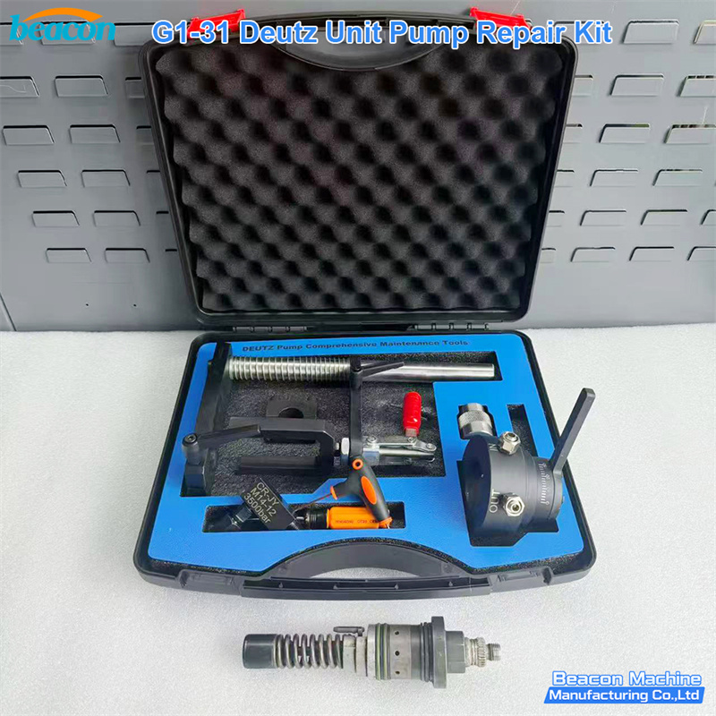 kit reparación deutz, herramientas desmontaje bomba unitaria, reparación eup eui diésel, kit mantenimiento inyectores deutz, herramienta desmontaje inyector unitario