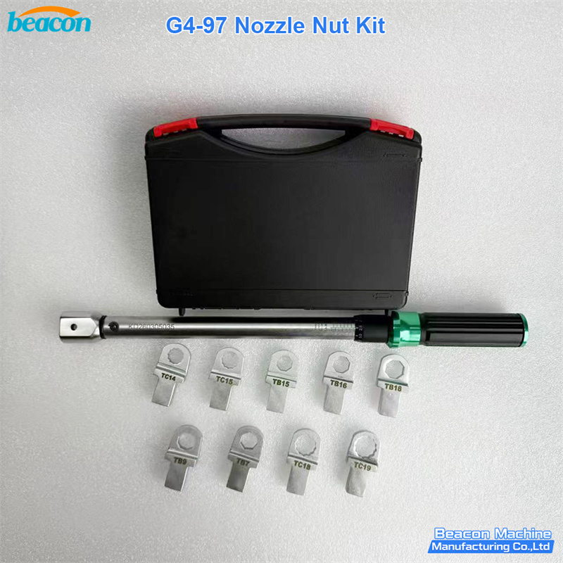 {Kit de herramientas para reparación de tuercas de tapa de boquilla de inyector de combustible diésel - Juego de llaves de sujeción y desmontaje para inyectores common rail G4-97}