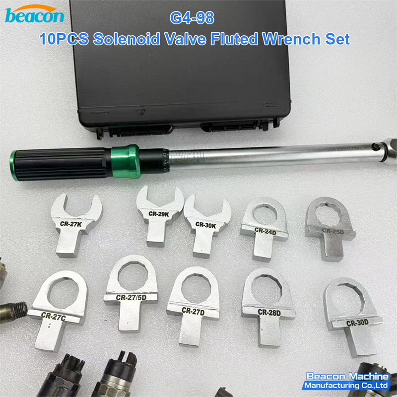 llave para solenoide de inyector,kit de vasos para inyector diesel,herramienta de desmontaje common rail