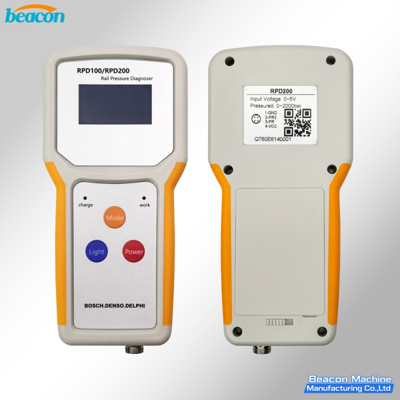 {Probador Digital de Presión Common Rail Sistema de Combustible Diesel Manómetro de Alta Presión Herramienta de Diagnóstico y Simulación RPD200}