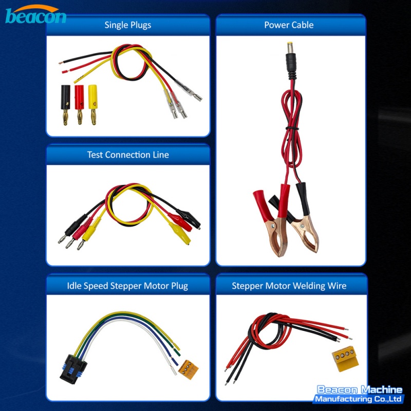 probador de actuadores de automóvil,simulador de válvula solenoide,caja de accionamiento de bobina de encendido de coche,probador de motor paso a paso,QDB-5A