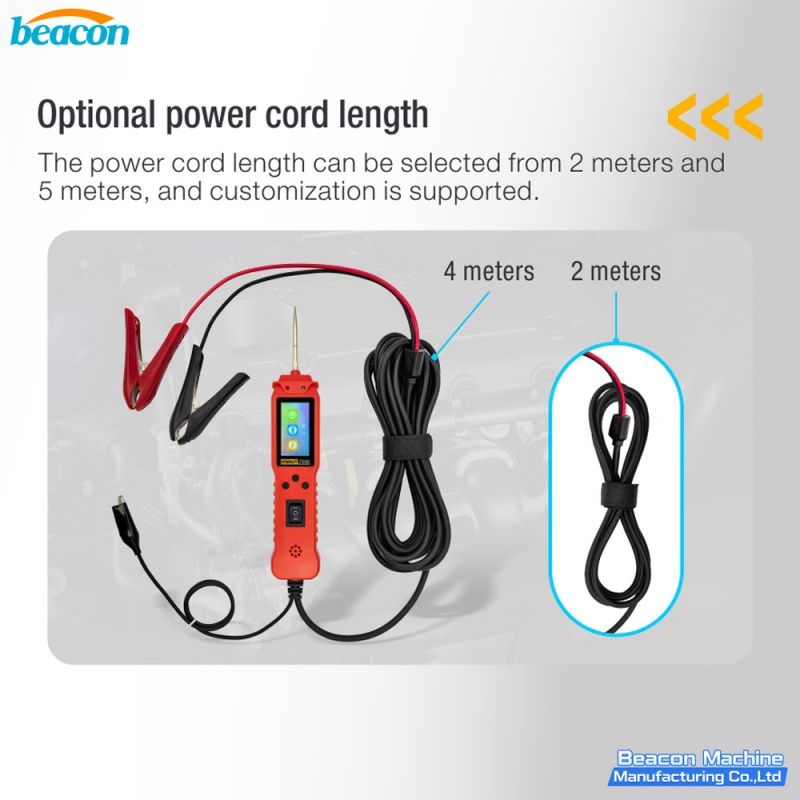 tester de circuito automotriz,tester de circuito con sonda de potencia,herramienta de diagnóstico eléctrico automotriz