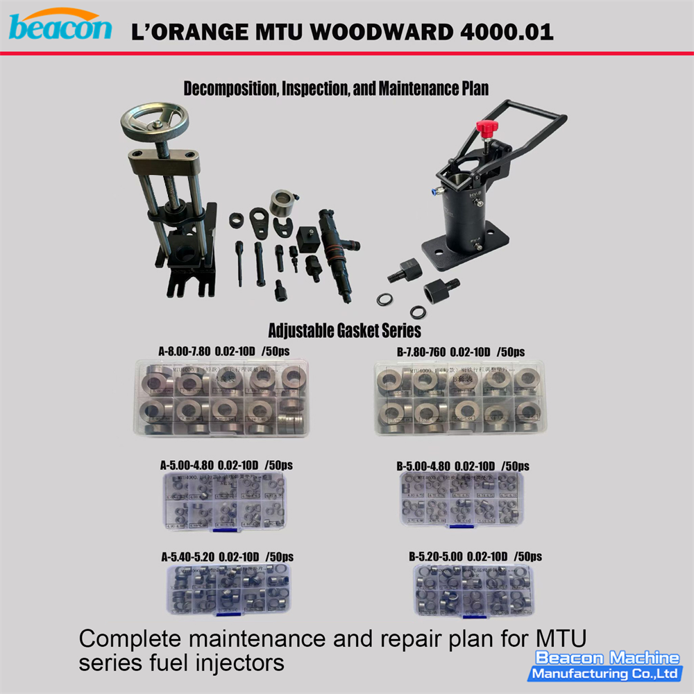 {Kit de Desmontaje de Inyectores de Combustible Diesel Common Rail para Motor MTU 4000 Herramientas de Mantenimiento y Reparación G4-102}