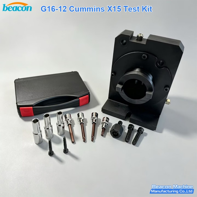 {Cummins ISX15 X15 Kit Adaptador de Prueba de Caudal y Fuga de Inyector de Combustible Diesel Juego de Herramientas de Diagnóstico de Presión G16-12}