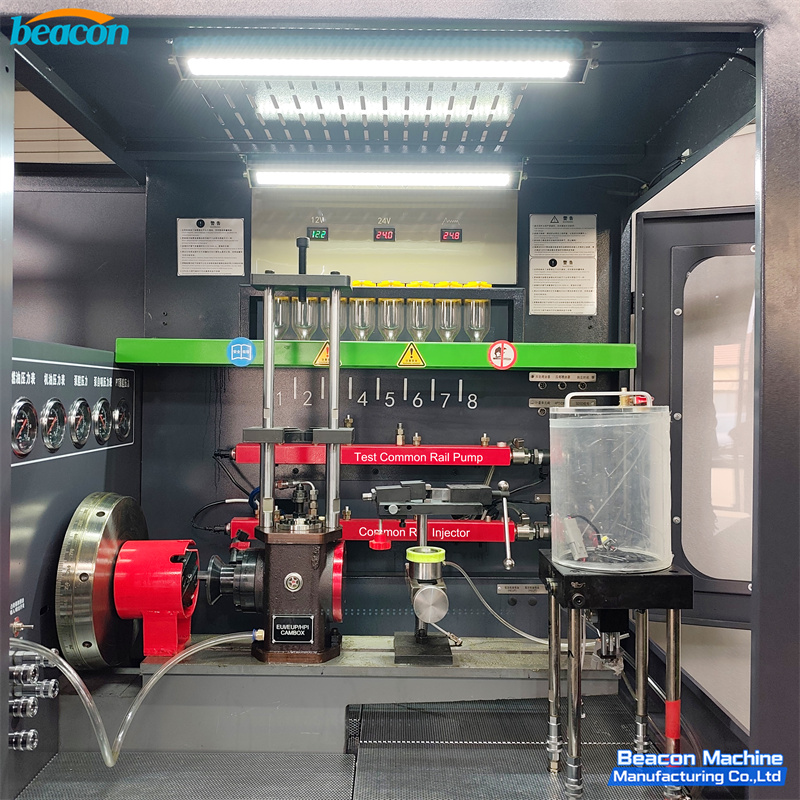 banco pruebas, common rail, refrigeración forzada, tuberías duales