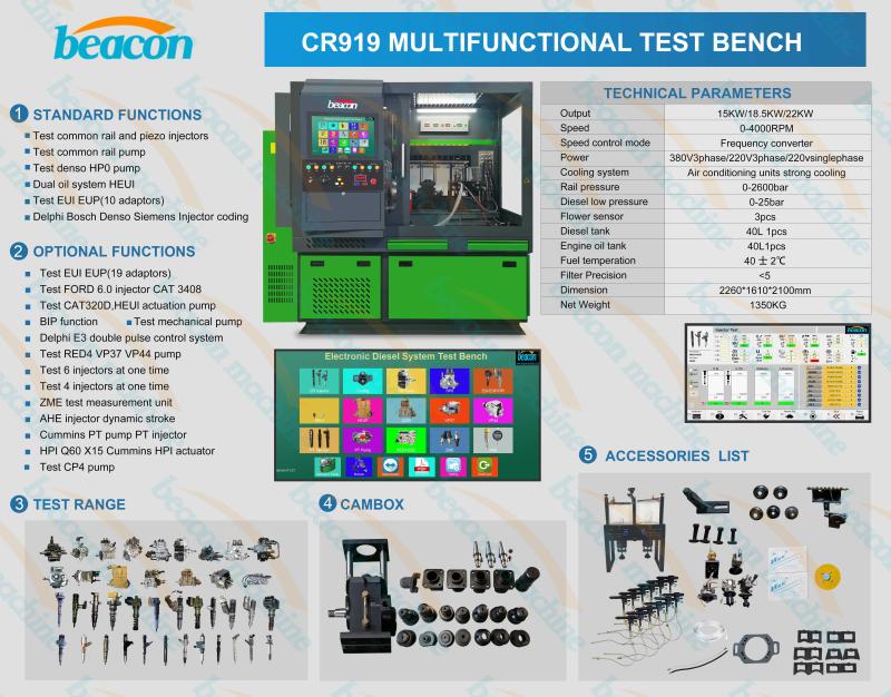 common rail test bench injector, diesel pump test machine, crdi test bench