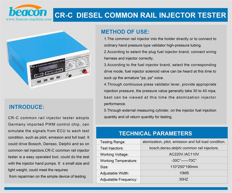 CR-C V2 PRO, Common Rail Injector Tester, Diesel Injector Driver CR-C V2 PRO, Common Rail Injector Tester, Diesel Injector Driver