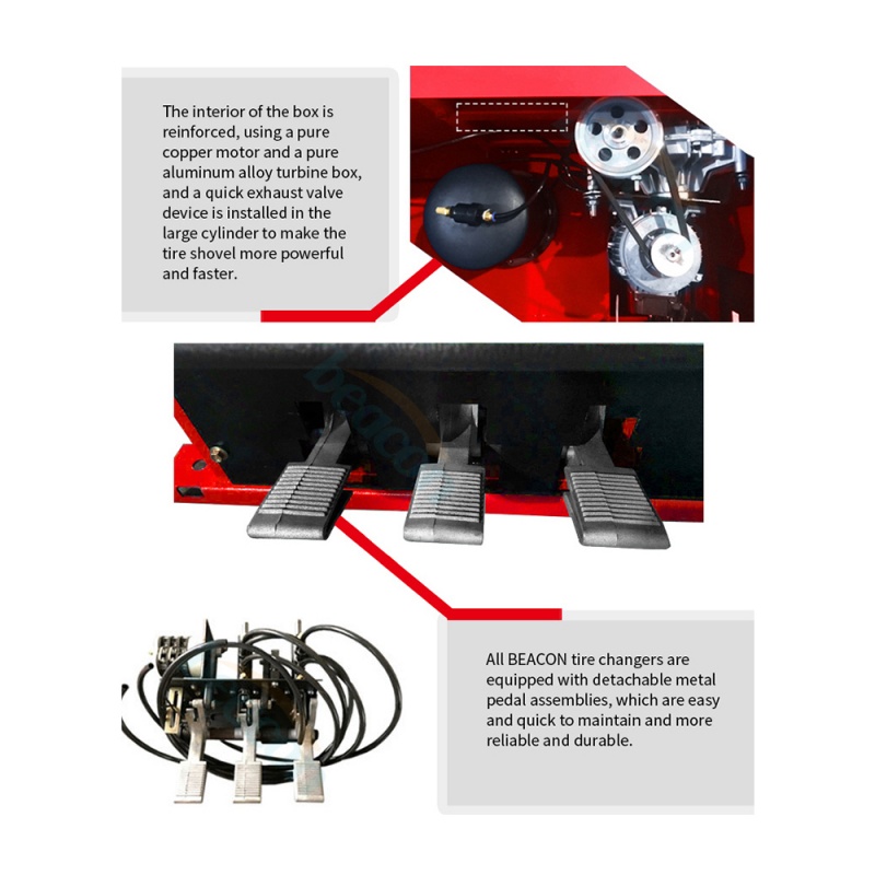 Tyre Changer Machine, Tire Dismounting Tool, Wheel Repair Equipment
