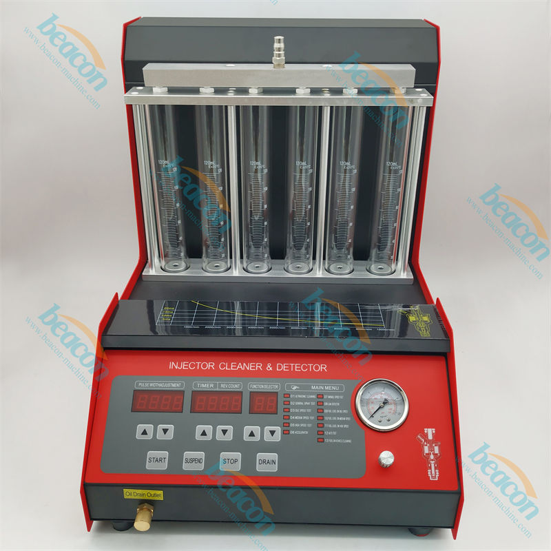 BC-6C Injector Cleaner, Fuel Injector Tester, Ultrasonic Fuel Injector Cleaning