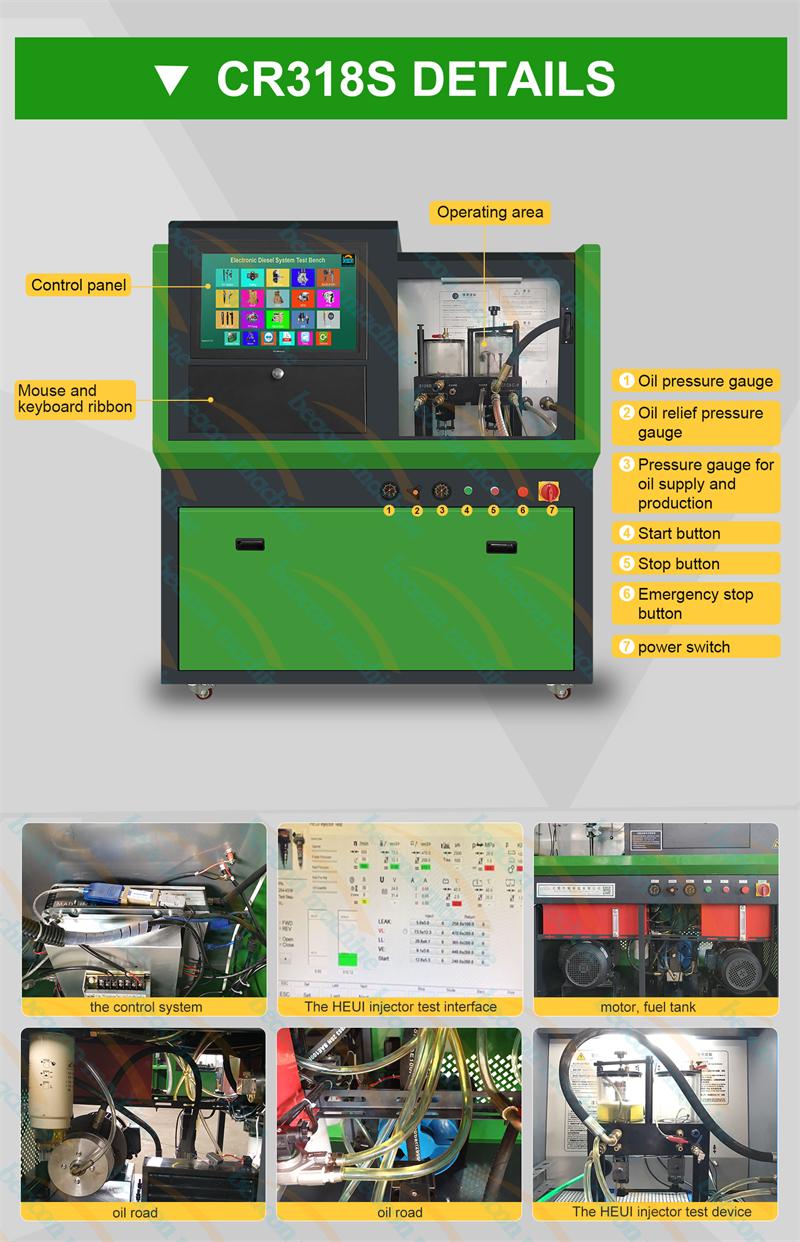 HEUI Injector Test Bench, Common Rail Injector Tester, Diesel Fuel Injection Calibration HEUI Injector Test Bench, Common Rail Injector Tester, Diesel Fuel Injection Calibration