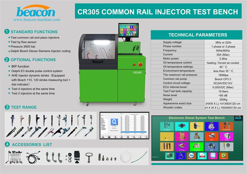 Common Rail Injector Tester, Diesel Pump Test Bench, Injector BIP Testing