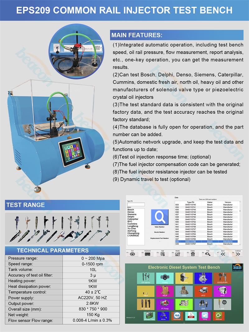 Common Rail Injector Tester, Diesel Injector Test Bench, Piezo Injector Calibration Common Rail Injector Tester, Diesel Injector Test Bench, Piezo Injector Calibration