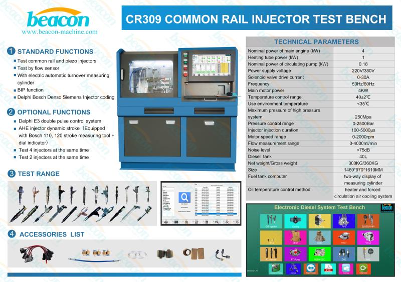 Common Rail Injector Tester, Diesel Injector Test Bench, Fuel Injector Calibration Common Rail Injector Tester, Diesel Injector Test Bench, Fuel Injector Calibration