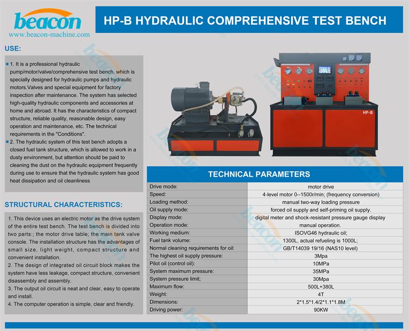 Hydraulic Test Bench, Hydraulic Pump Tester, Hydraulic Motor Test Rig Hydraulic Test Bench, Hydraulic Pump Tester, Hydraulic Motor Test Rig