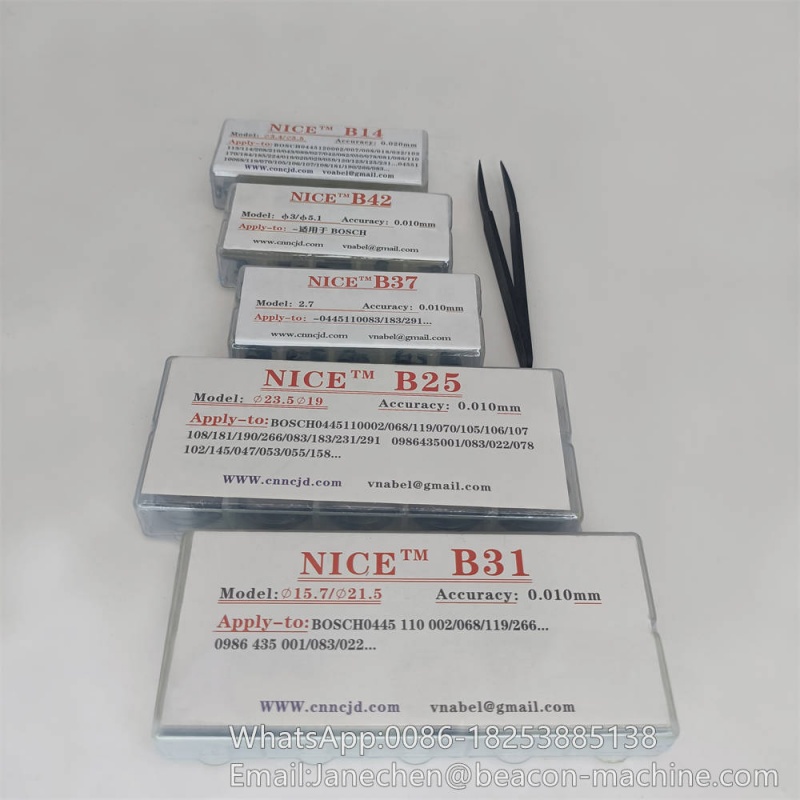 Bosch Injector Shims, Common Rail Calibration Washers, Injector Repair Gasket