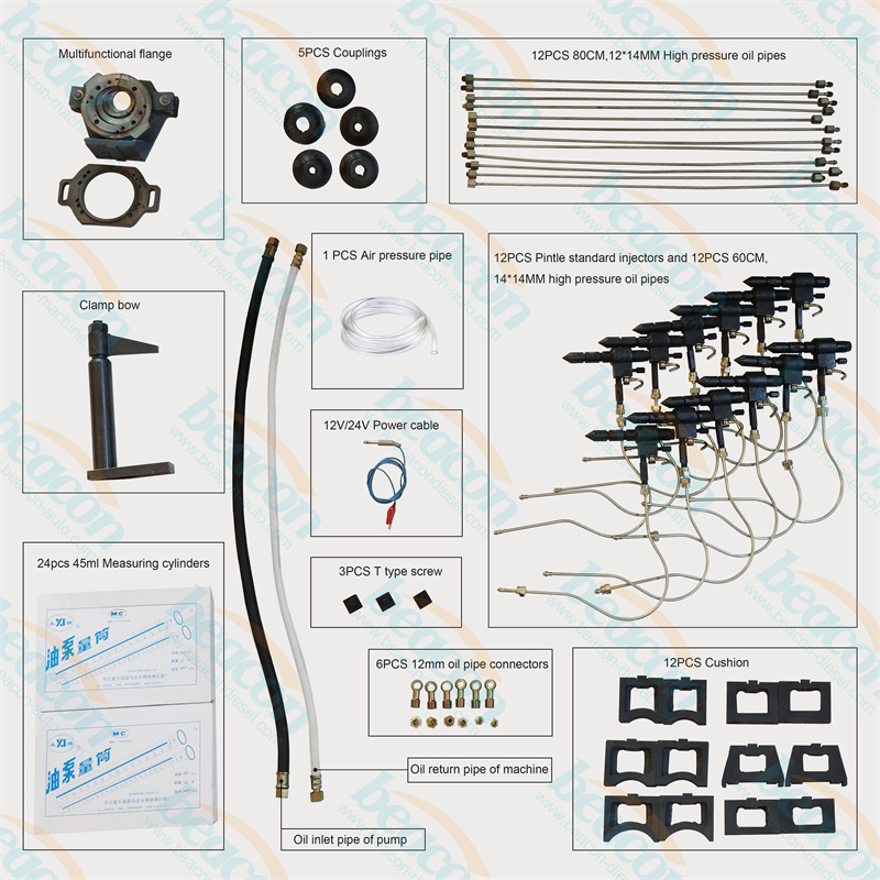 Mechanical Pump Test Bench, Diesel Injection Tester, Fuel Pump Calibration Machine