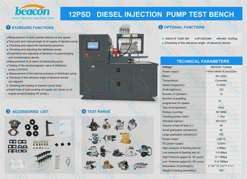 Professional Pump Test Bench, Smart Fuel Injector Tester, Diesel Pump Calibration Rig Professional Pump Test Bench, Smart Fuel Injector Tester, Diesel Pump Calibration Rig