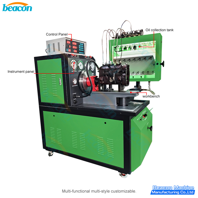 Mini Diesel Pump Test Bench, Fuel Injection Pump Tester, Mechanical Pump Test Rig