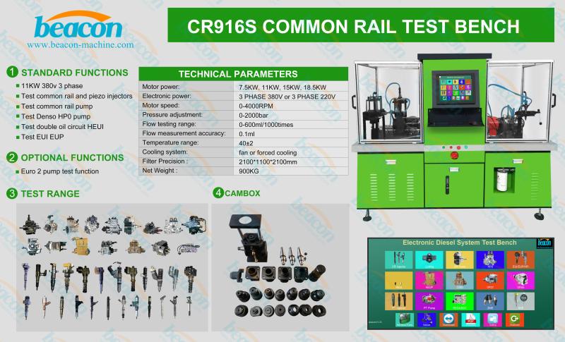 Professional Common Rail Test Bench, EUI EUP HEUI Test Rig, Diesel Fuel Injection Calibration