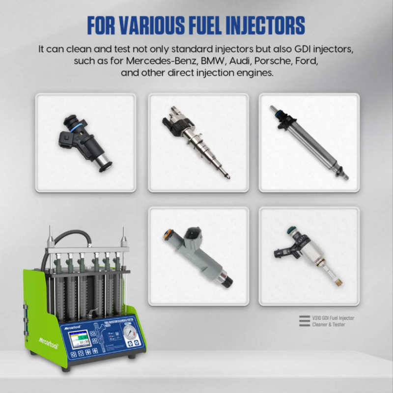 Injector Diagnostic Tool, Fuel Flow Tester, Auto Fuel System Cleaner