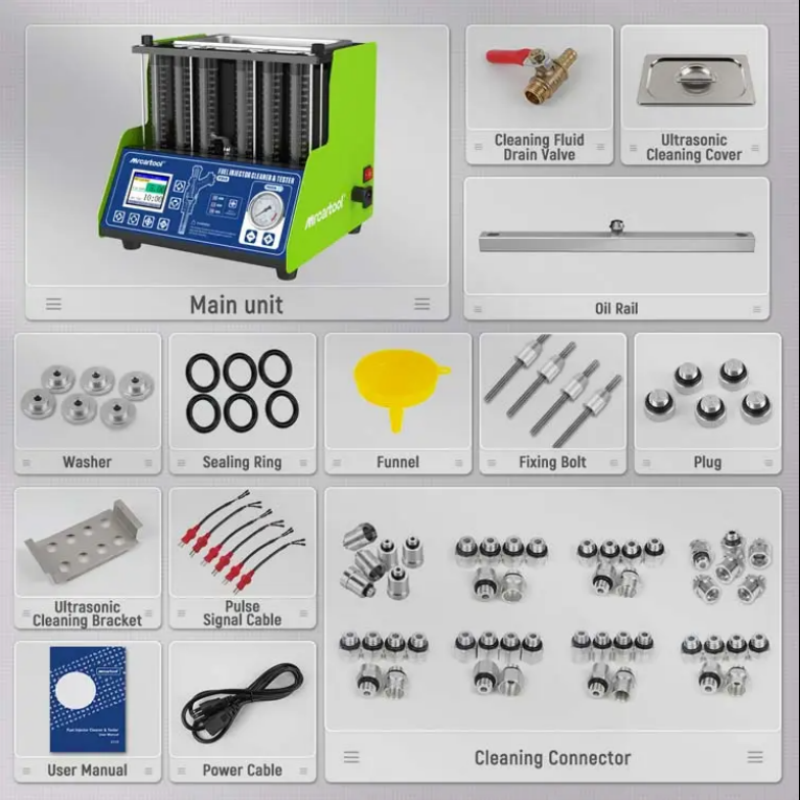Injector Diagnostic Tool, Fuel Flow Tester, Auto Fuel System Cleaner