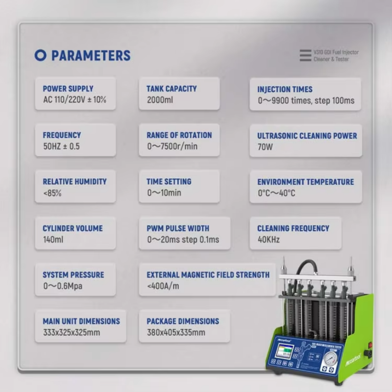 Injector Diagnostic Tool, Fuel Flow Tester, Auto Fuel System Cleaner