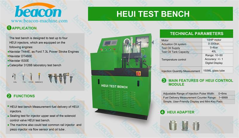 HEUI Test Bench, Caterpillar Injector Tester, Diesel HEUI Calibration