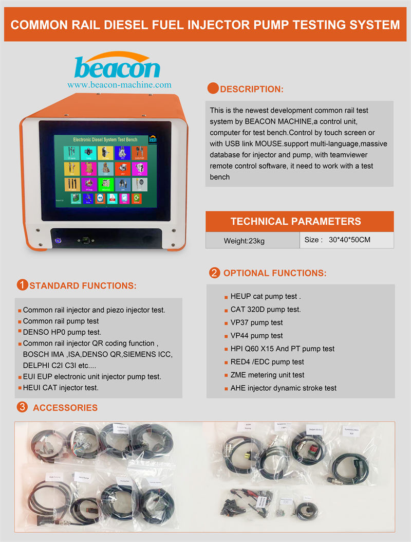 Diesel System Tester, Common Rail Injector Coding, EUI EUP Repair Tool Diesel System Tester, Common Rail Injector Coding, EUI EUP Repair Tool