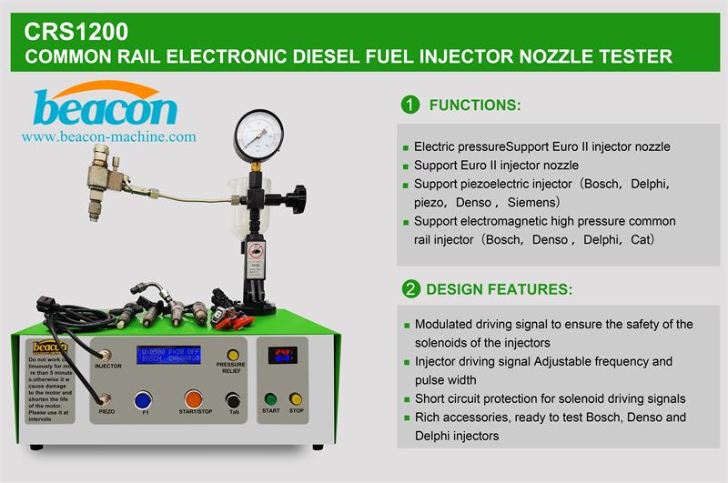 Diesel Injector Tester, Common Rail Diagnostic Tool, Fuel Nozzle Validator